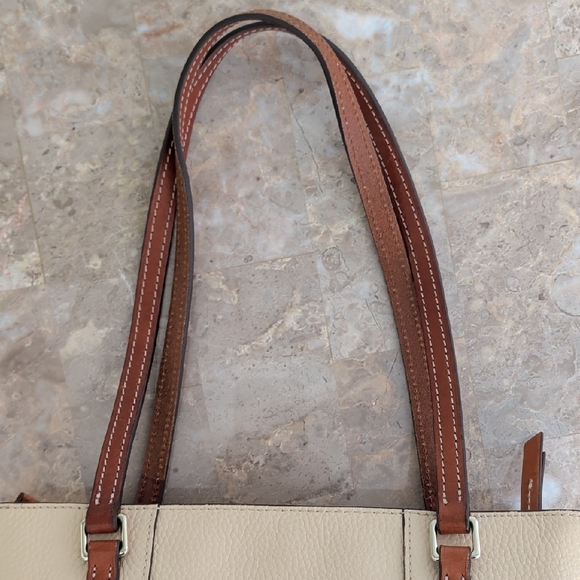 Dooney & Bourke Tan Leather Tote - Picture 5 of 15